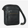 "Joao" Vintage schoudertas heren klein leer voor tablet 10 inch
