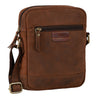 "Brian" vintage lederen tas om te dragen