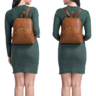 Rucksack Mittel Groß Damen Leder Vintage