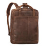 "Bobbie" Lederen Rugzak Mannen en Vrouwen 2-in-1 Leren Laptop Rugtas 16 Inch