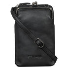 Brieftasche Leder Schwarz Klein