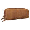 "Flo" Vintage lederen etui groot