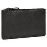 Banktasche Leder Herren Schwarz Klein