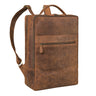 "Jason" Laptop Rugzak 17 Inch Leer